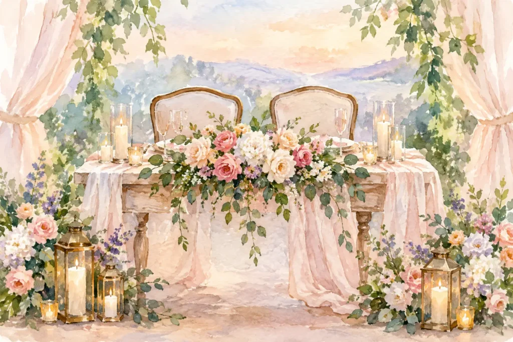 12 Top Sweetheart Table Decor Ideas to Consider