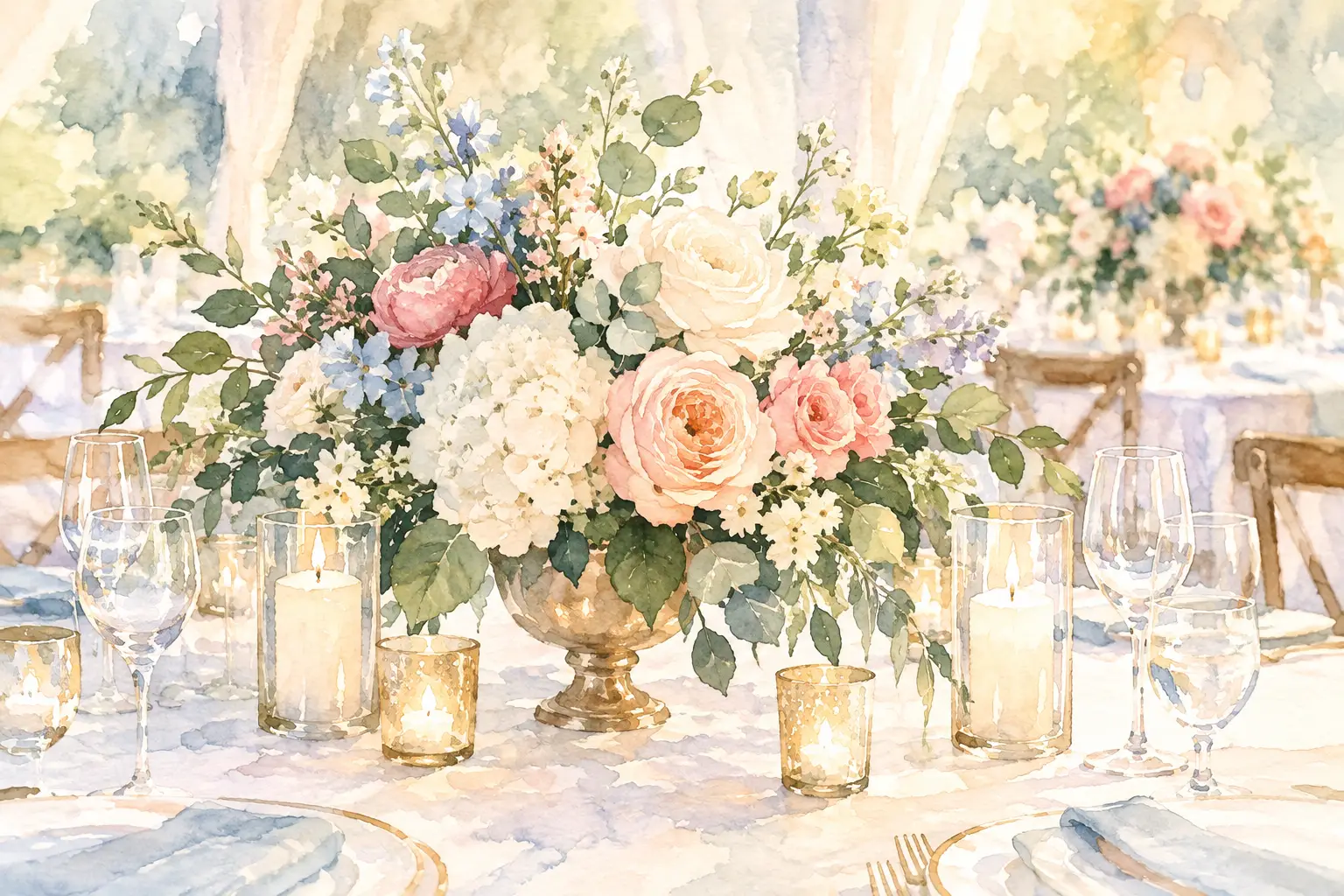 Wedding Centerpieces That Set the Whole Table