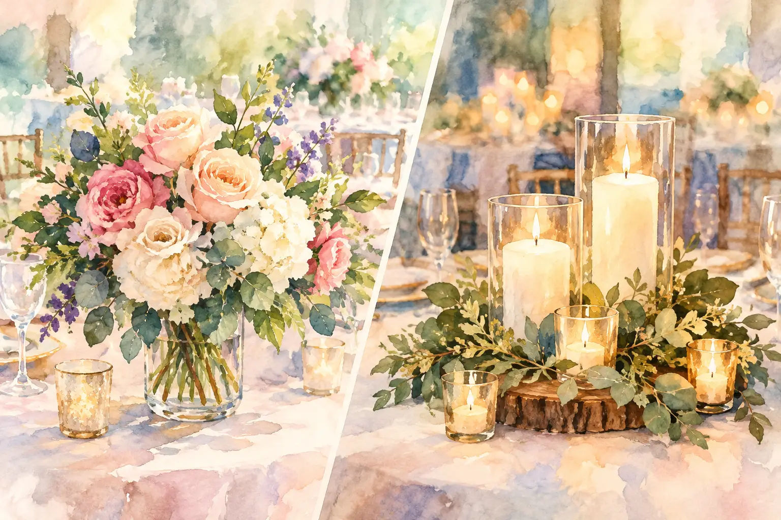 Floral Versus Candle Centerpieces for Your Event