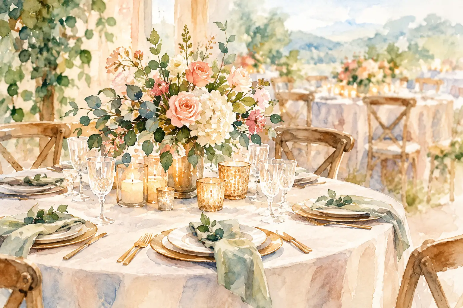 How to Style Reception Tables With Intention