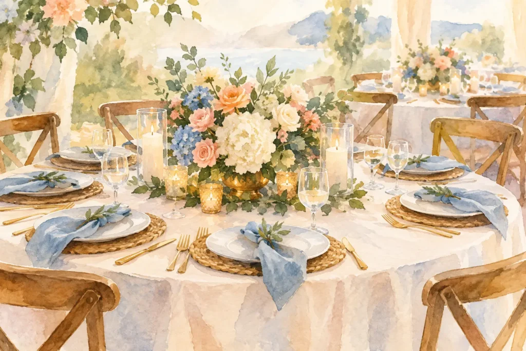 What Makes Tables Look Cohesive at Events?